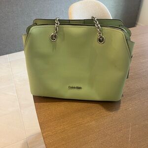 Calvin Klein Mint Green Shoulder Bag